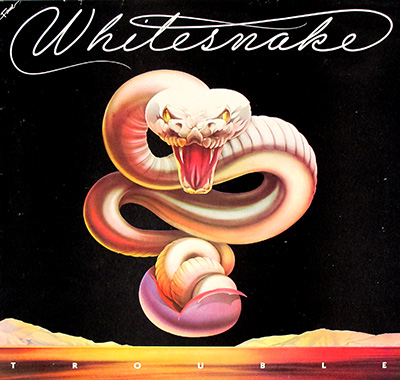 WHITESNAKE - Trouble  album front cover vinyl record